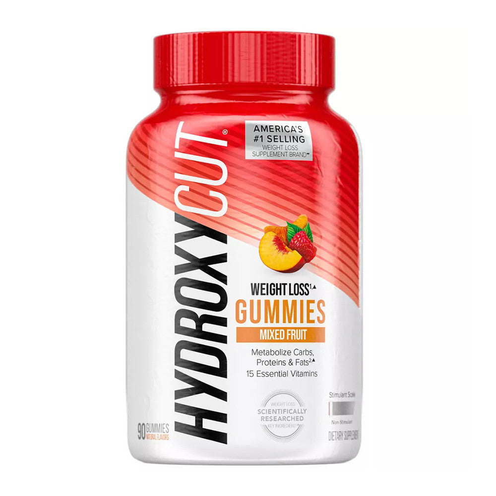 Hydroxycut Gummies Weight Loss Plus Vitamins, Mixed Fruit, 90 Ea